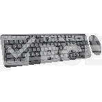 Комплект клавиатура + мышь Оклик S277W клав:серый мышь:серый USB беспроводная Multimedia (2066173), фото5
