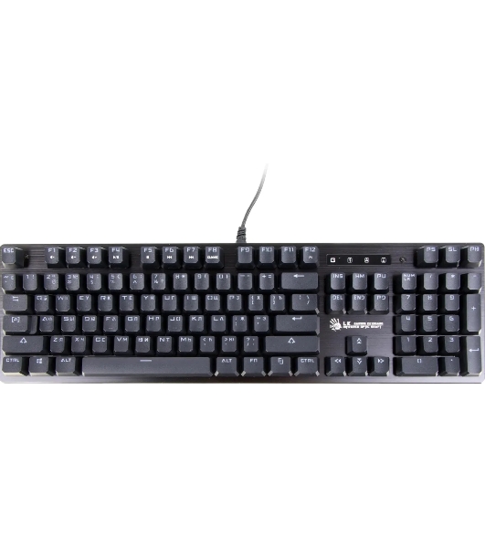 Клавиатура проводная A4 Bloody B820R Blue S механическая черный USB LED