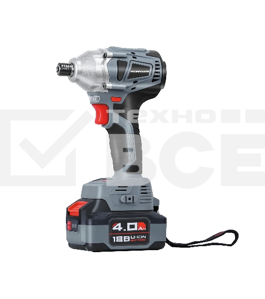 Аккумуляторный винтоверт беcщеточный импульсный ProfiPower MKDTD-18V (Li-ion-2шт, 4.0А·ч, З/У speed, кейс)