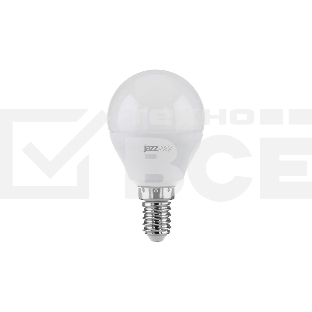 Лампа светодиодная JazzWay PLED-ECO-G45 5Вт шар 3000К теплый белый E14 400лм 220-240В