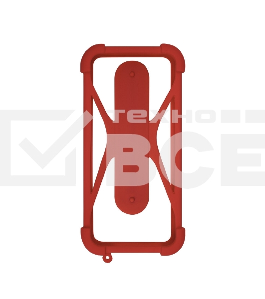 Чехол-бампер универсальный для смартфонов OLMIO #1, р. 4.5''-6.5'', бордовый