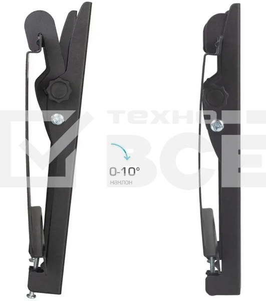 Кронштейн для телевизора Arm Media STEEL-6 черный, 15'-47' макс. 35 кг, настенный, наклон