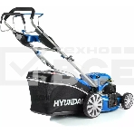 Бензиновая газонокосилка Hyundai L 4610SE самоходная, электрозапуск, двигатель Hyundai ICV145,4-х такт, 3.5 л.с./145 см3, Ширина среза 45,7 см, Высота среза 25-75 мм, 35 кг, фото3