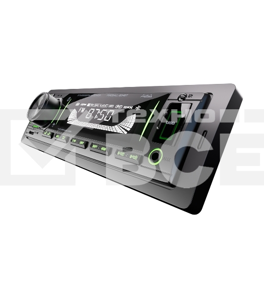 Автомагнитола AURA FIREBALL-204BT, 1 DIN, Bluetooth, USB Type-A, AUX