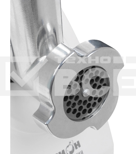 Мясорубка электрическая Аксион М34.03 белый, 1500 Вт, 1.7 кг/мин, защита от перегрузки, насадки - 4