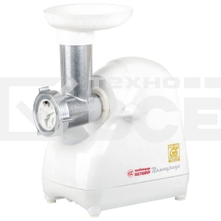 Мясорубка электрическая Белвар КЭМ-36/220-4-34 белый, 1000 Вт, 0.6 кг/мин, реверс, насадки - 5