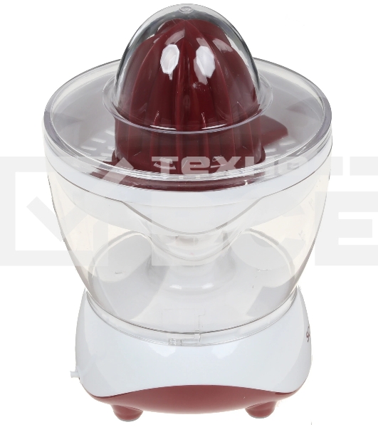 Соковыжималка Scarlett SC-JE50C06 белый/коричневый, цитрусовая, 25 Вт, 700 мл, механическое