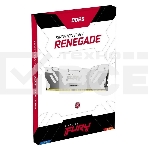 Оперативная память Kingston Fury Renegade, DDR5, 16GB (1x16GB), 8000MHz, CL38, с радиатором, белый, фото2