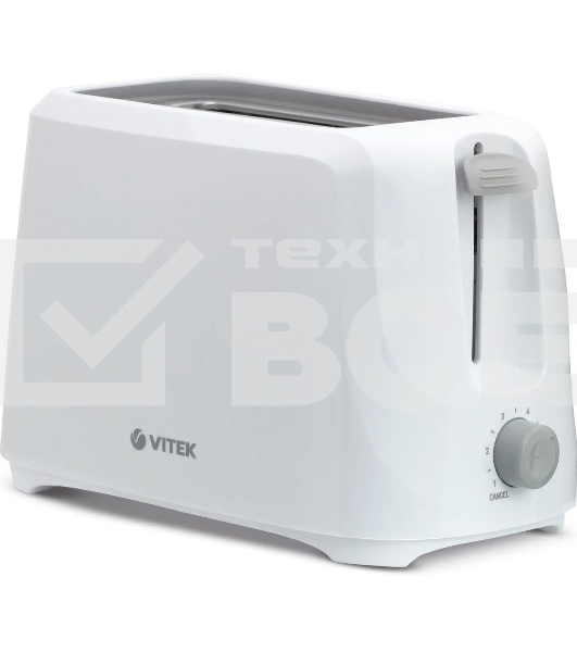 Тостер Vitek VT-9001 700Вт белый