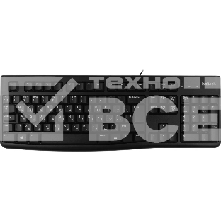 Клавиатура проводная Logitech K120 for business, USB Черный