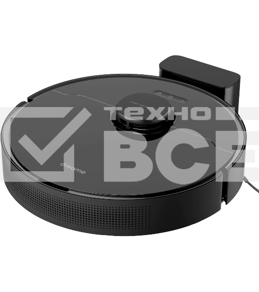 Робот-пылесос Dreame RLS6A D10S Pro черный, 46 Вт, 5200 мАч Li-Ion, уборка сухая/влажная, пылесборник контейнер 0.57 л