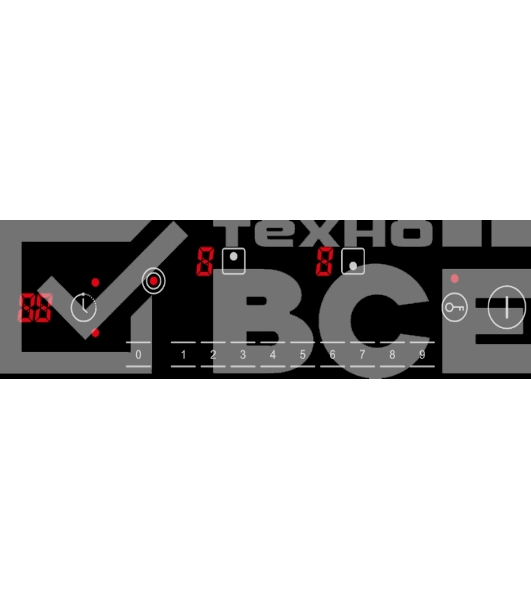Электрическая варочная панель Renova TC-230L1BS1 чёрный