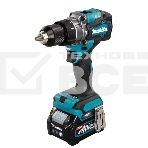 Дрель-шуруповерт Makita HP001GD201, Аккумуляторная, 40В, 2 АКБ, Ударная, Кейс, фото 1