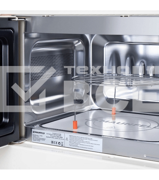 Микроволновая печь встраиваемая Maunfeld JBMO.20.5ERIB слоновая кость, 20 л, 700 Вт, переключатели - поворотный механизм