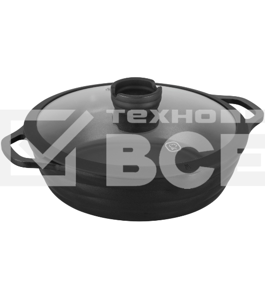 Сотейник Rondell Pacific RDA-1907 d=28см (с крышкой) графитовый