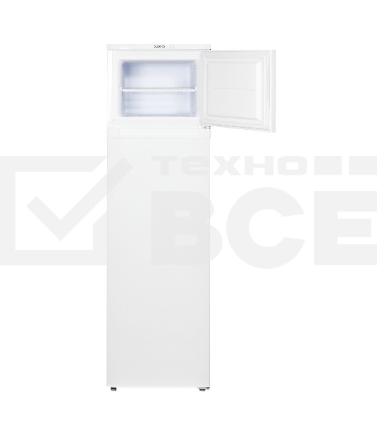 Холодильник Бирюса 424 белый двухкамерный 170/35л морозилка сверху