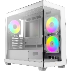 Компьютерный корпус Case Ocypus Gaммa C52 WH ARGB mATX/win/white/3 ARGB fans/no PSU/Tempered Glass, фото 1
