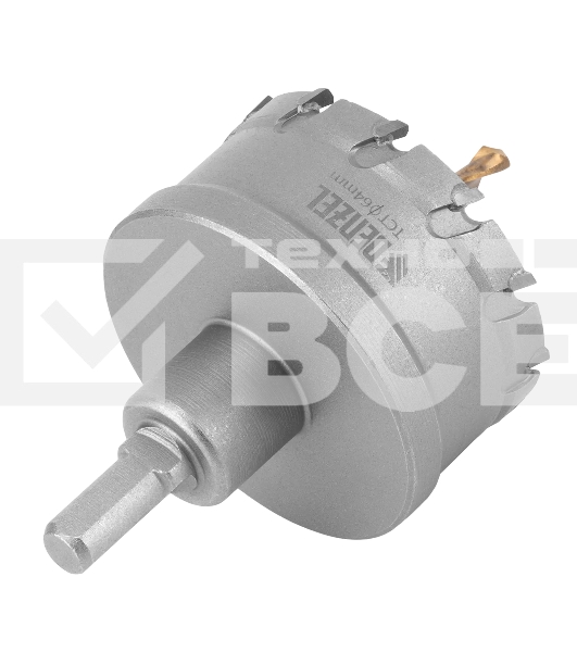 Коронка по металлу Denzel твердосплавная, 64 мм