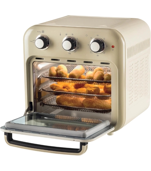 Аэрофритюрница-духовка Ariete 4632/03 бежевый, 1400 Вт, 16 л, 1.5 кг