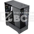 Корпус Accord ACC-EL1B TG черный без БП ATX 2xUSB2.0 1xUSB3.1 audio, фото2