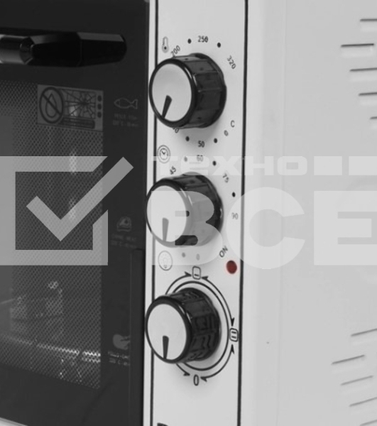 Мини-печь Kraft KF-MO3801W белый, 38 л