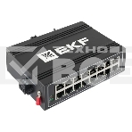 Коммутатор неуправляемый промышленный U-16T 16 портов 10/100Base-T(X) RJ45 монтаж на DIN-рейку TSX EKF TSX-U-16T, фото7