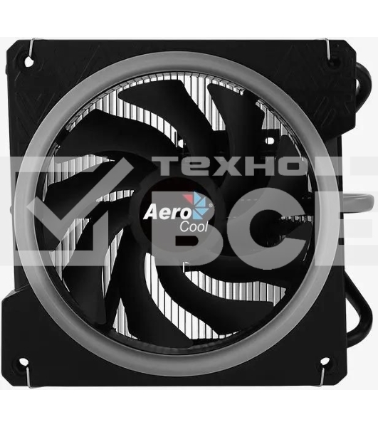 Кулер для процессора AeroCool/Formula Cylon 3H черный, 120 мм, алюминий, 1800 об/мин, 24.3 дБ, 4 pin, 125 Вт, 98 мм