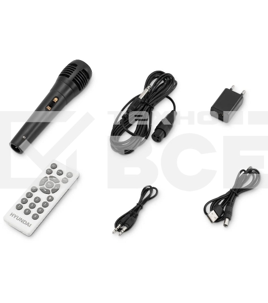 Минисистема Hyundai H-MC1236 черный 40Вт FM USB BT micro SD