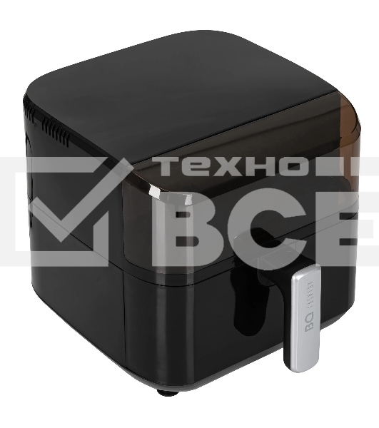 Аэрогриль BQ GR2001 черный, 1500 Вт, 4 л, сенсор, 8 программ