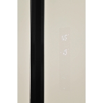 Холодильник Zugel ZRSS630C бежевое стекло двухкамерный 377/193л морозилка сбоку, No Frost, Side by Side, фото4