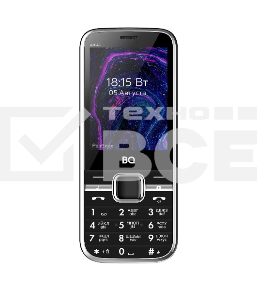 Мобильный телефон BQ 2800L Art 4G черный