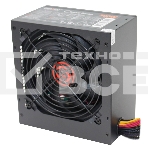 Блок питания Ginzzu CB500 12CM черный,24+4p,PCI-E, 4*SATA, 3*IDE,оплетка MB, кабель питания, фото3