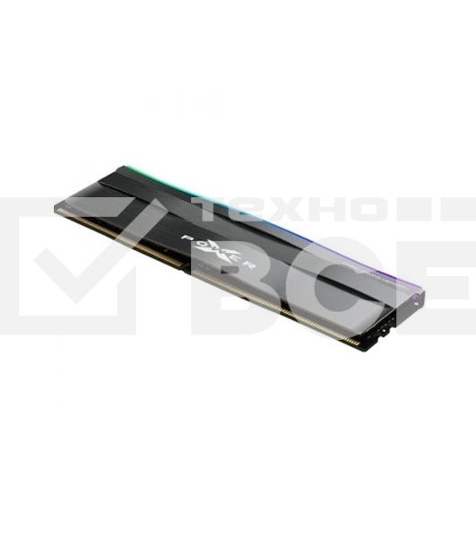 Оперативная память Silicon Power XPower Zenith, DDR4, 8GB (1x8GB), 3200MHz, CL16, с радиатором, RGB, серый