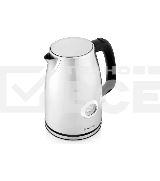 Чайник электрический BRAYER BR1022 2200Вт.1,7 л, STRIX, стальной, термометр.