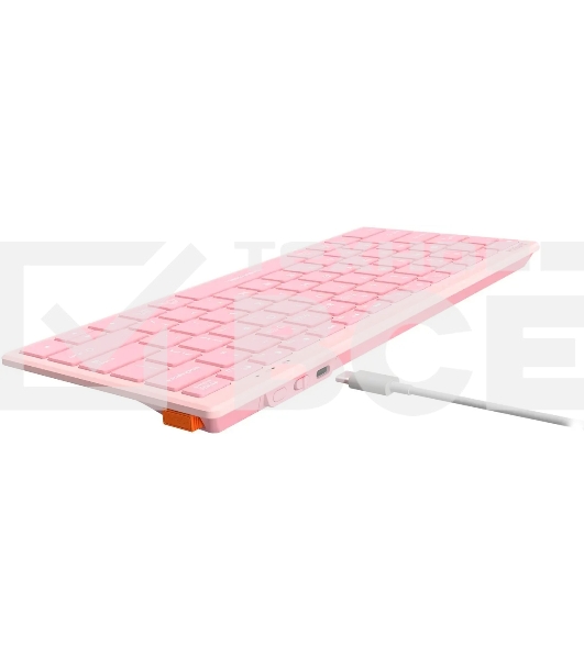 Клавиатура A4Tech Fstyler FBX51C розовый USB беспроводная BT/Radio slim Multimedia