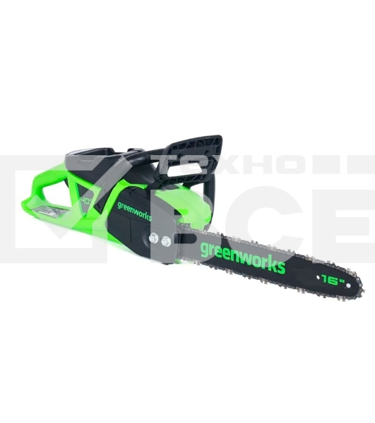 Цепная пила аккумуляторная GreenWorks GD40CS20Xk4, 40V, 40 см, 2000 Вт, бесщеточная,  c 1хАКБ 4 Ач И ЗУ (2008807UB)