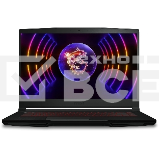 Ноутбук MSI GF63 12UC-2209NL серый Core i5 12450H 16Gb SSD512Gb NVIDIA GeForce RTX 3050 4Gb 15.6