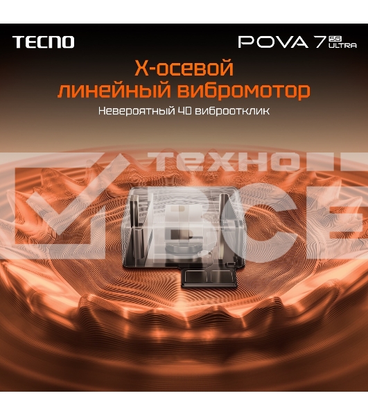 Смартфон Tecno Pova 7 Ultra 5G LJ9, 12/256Gb, белый