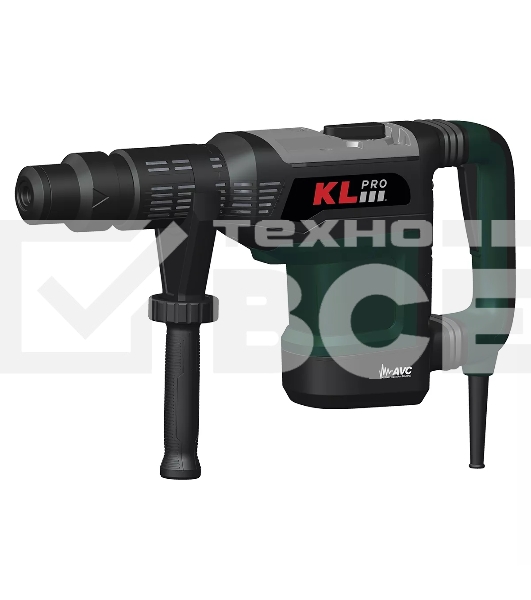 Профессиональный перфоратор KLPRO KLKD890M (сеть, 1500Вт, SDS Max, 15Дж,1380-2760уд/мин)
