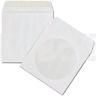 Конверт Silwerhof Eco 201070 CD 125x125мм с окном белый клеевой слой 80г/м2 (pack:1000pcs)