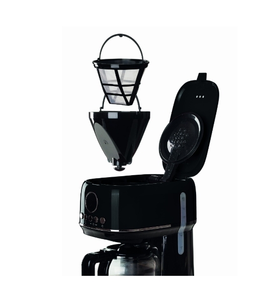 Кофеварка капельная Ariete 00M139602AR0 черный, молотый, 1,5 л., 900 Вт