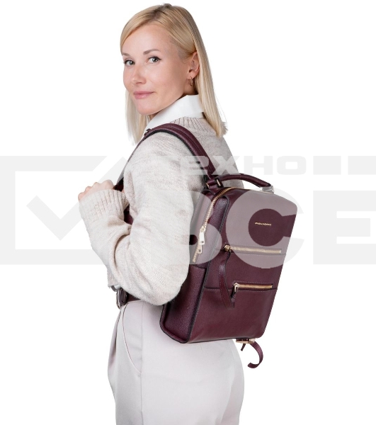 Рюкзак женский Piquadro Patricia CA6771W140/BO бургунди кожа
