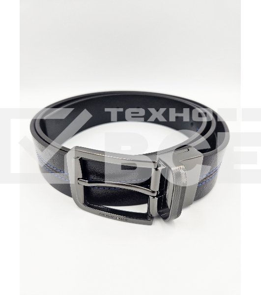 Ремень мужской Piquadro Blue Square CU6742B2/MON 125х3.5 см коричневый/черный натур.кожа