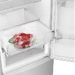 Холодильник Haier CEF536CSG серебристый двухкамерный 240/105 л морозилка снизу, No Frost, фото3