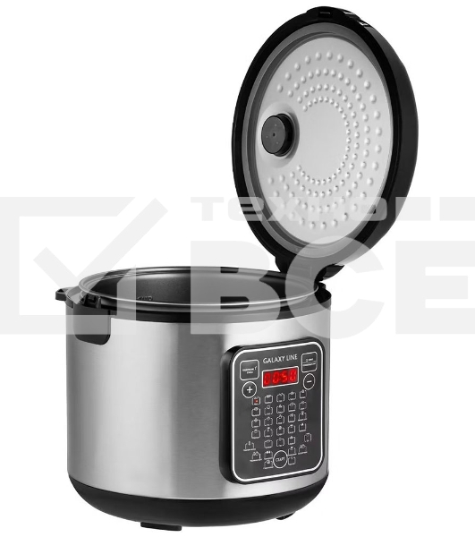 Мультиварка Galaxy Line GL 2646 черный с серебристым, 1200 Вт, 31 программа