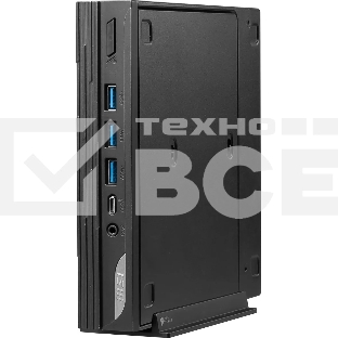 Компьютер MSI Pro DP10 12M Mini Core i7-1360P (2.2GHz), 32Gb(16*2) DDR4 SO-DIMM, 1TB SSD M.2, Intel UHD Graphics, noDVD, WiFi, BT, 120W, VESA, VGA, noOS, 1y war-ty, черный