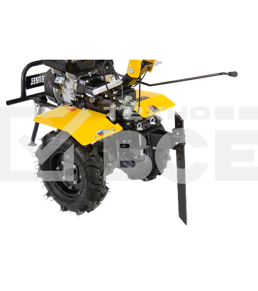 Мотоблок Denzel DPT-270X, 7 л.с., диск.сцеп, шир 90 см, глуб 35 см, фрез 3х4, ВОМ, передачи 2В/1Н