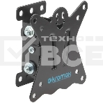 Кронштейн для телевизора Kromax CASPER-101 черный, 10'-32' макс. 25 кг, настенный, наклон, фото 1