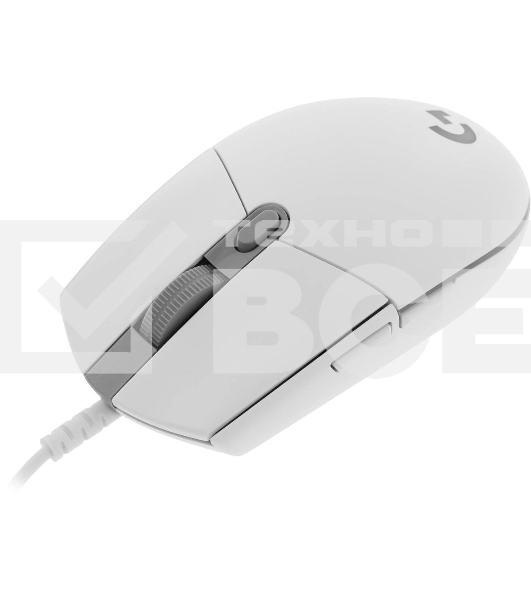 Мышь проводная Logitech G102 LIGHTSYNC белый, 8000 dpi, USB, кнопки - 6