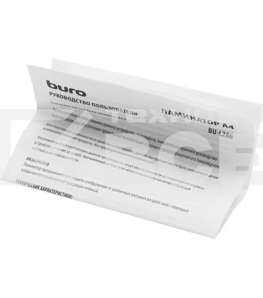Ламинатор Buro BU-L286 A4 (75-125мкм) 28см/мин (2вал.) лам.фото